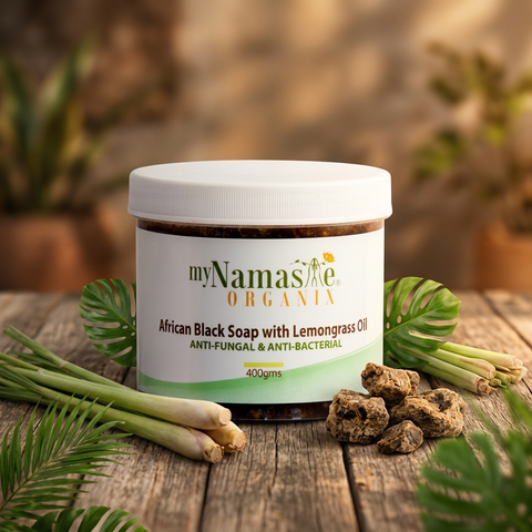 African Black Soap Body Wash With Lemongrass oil... Great for getting rid of acne