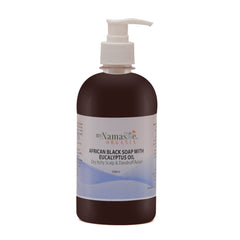 African Black Soap Hair And Body Wash With Eucalyptus Oil, for Dandruff treatment... - Namaste Organics