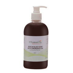African Black Soap Body Wash With Lemongrass oil... Great for getting rid of acne - Namaste Organics