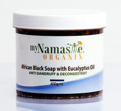 African Black Soap Hair And Body Wash With Eucalyptus Oil, for Dandruff treatment... - Namaste Organics