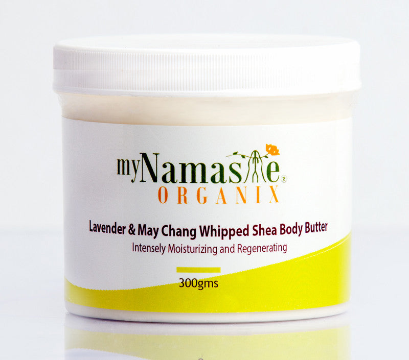 Lavender and MayChang Whipped Shea body butter ...Soothing, relaxing, clarifying and purifying - Namaste Organics