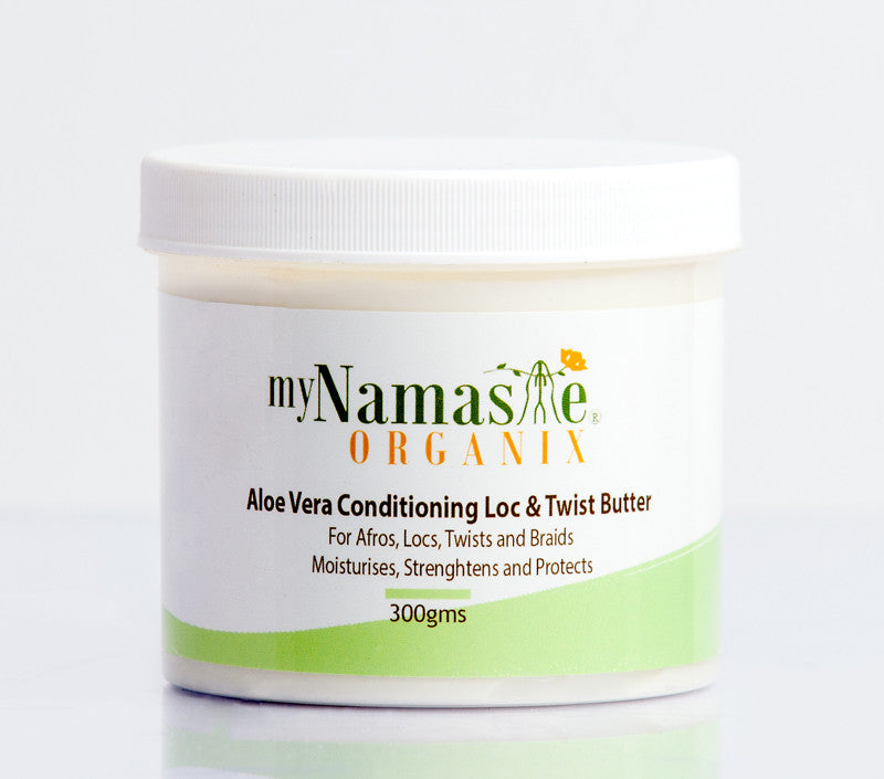 Aloe Vera Conditioning Twist Butter With Flax seed gel - Namaste Organics