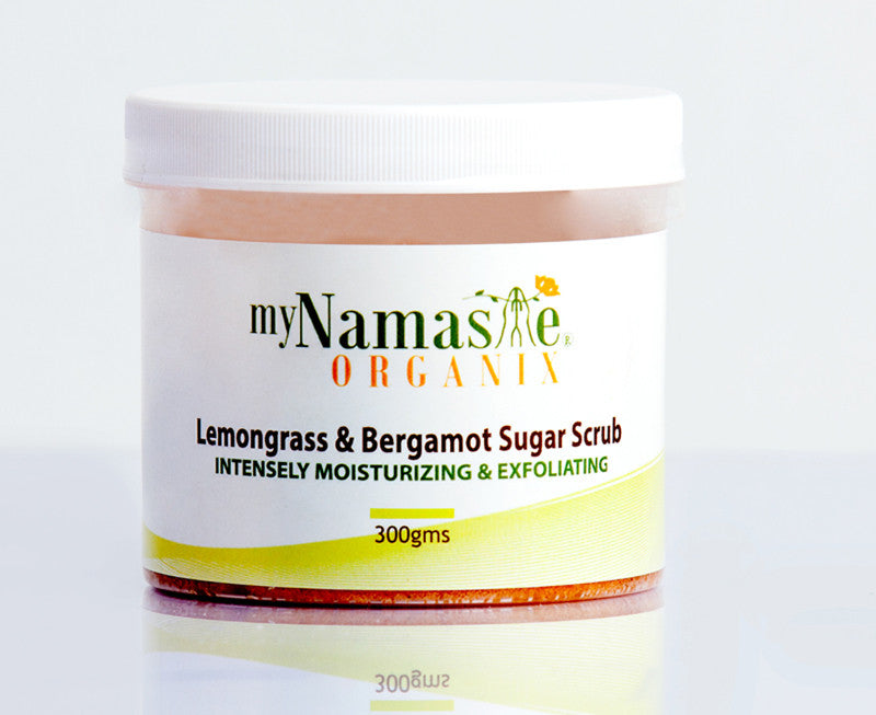 Brightening Bergamot and Lemongrass Sugar Scrub - Namaste Organics