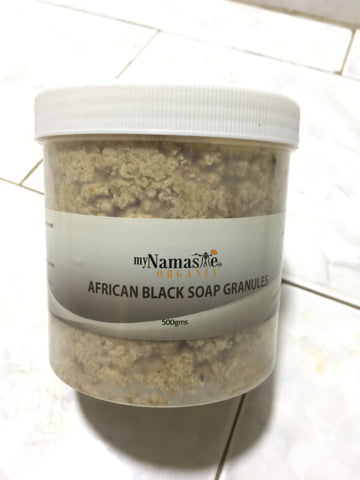 African Black soap granules